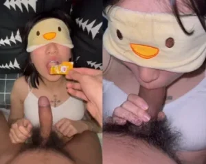 Bắt em người yêu ăn kẹo mát để bú cu cho sướng