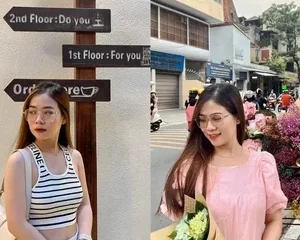 Em nữ sinh kính cận chuyên đi khách kín ngày học tối em tăng ca